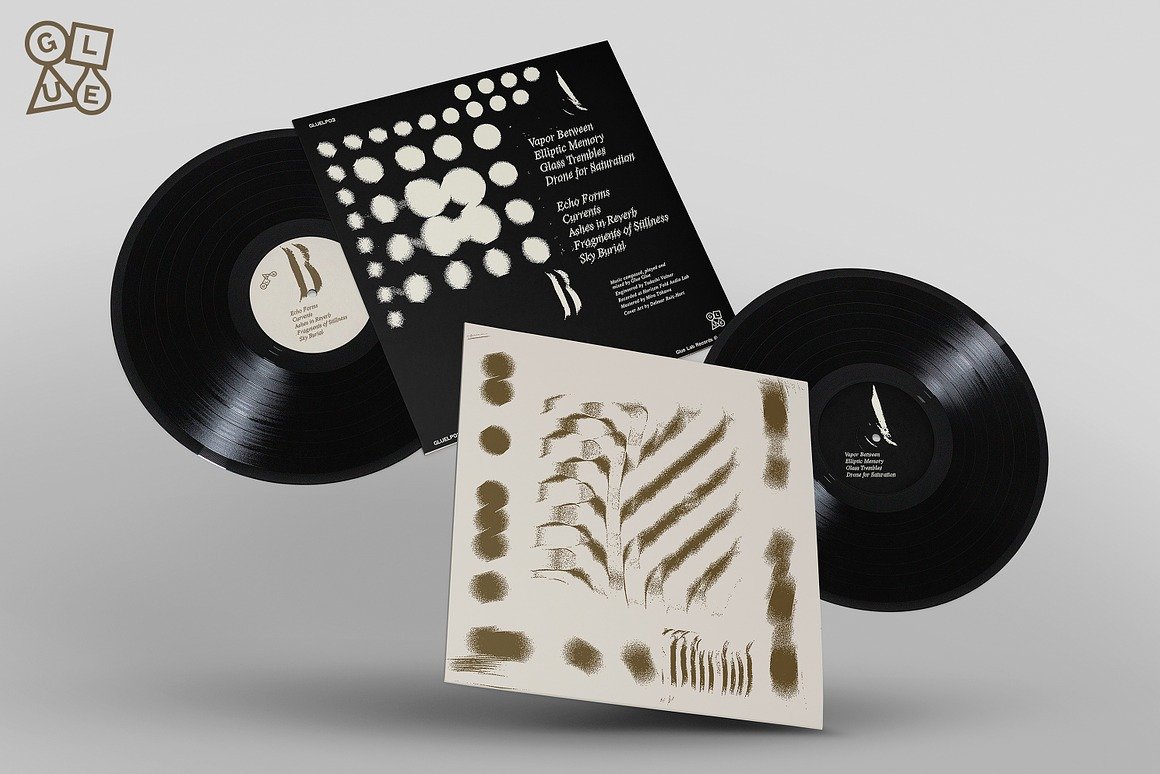 Floating Vinyl Mockup